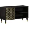 Image de vidaXL Meuble TV 80x31,5x46 cm bois massif de manguier