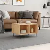 Image de vidaXL Table basse Chêne sonoma 60x50x36,5 cm Bois d'ingénierie