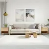 Image de vidaXL Tables basses 2 pcs chêne sonoma 50x46x50 cm bois d'ingénierie
