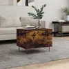 Image de vidaXL Table basse Chêne fumé 60x44,5x45 cm Bois d'ingénierie