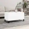 Image de vidaXL Table basse Blanc 90x44,5x45 cm Bois d'ingénierie