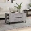 Image de vidaXL Table basse sonoma gris 102x44,5x50 cm bois d'ingénierie