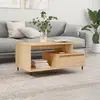 Image de vidaXL Table basse Chêne sonoma 90x49x45 cm Bois d'ingénierie