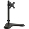 Image de vidaXL Support de Moniteur, Support d'Écran PC avec Hauterur Réglable, Bras pour Moniteur d’Ordinateur Bureau, Noir Acier VESA 75/100 mm