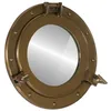Image de vidaXL Miroir en Forme de hublot Mural Ø30 cm Aluminium et Verre