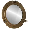 Image de vidaXL Miroir en Forme de Porthole Mural Ø50 cm Aluminium et Verre