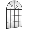 Image de Miroir mural noir 60x90 cm arche fer