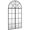 Image de Miroir mural noir 60x110 cm arche fer