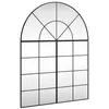 Image de Miroir mural noir 100x130 cm arche fer