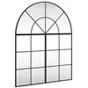 Image de Miroir mural noir 80x100 cm arche fer