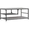Image de vidaXL Table Basse, Table d'Appoint, Bout de Canapé, Meuble de Rangement Salon Salle de Séjour Intérieur, Moderne, Sonoma Gris Bois d'Ingénierie
