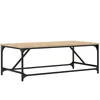 Image de vidaXL Table Basse, Table d'Appoint, Bout de Canapé, Meuble de Salon Salle de Séjour Maison Intérieur, Moderne, Chêne Sonoma Bois d'Ingénierie