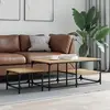 Image de vidaXL Tables basses gigognes 2 pcs chêne sonoma bois d'ingénierie