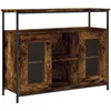 Image de vidaXL Buffet, Meuble de Rangement avec Porte, Armoire latérale, Organisateur de Salon Maison Intérieur Chêne Fumé Bois d'Ingénierie