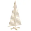 Image de vidaXL Arbre de Noël en Bois pour décoration 120 cm Bois Massif de pin, Arbre de Noël, Sapin de Noël, Petit Arbre de Noël, décoration de Noël