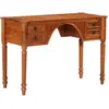 Image de vidaXL Bureau avec tiroirs 110x50x76 cm bois d'acacia solide