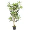 Image de vidaXL Bambou artificiel 552 feuilles 120 cm vert
