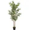 Image de vidaXL Bambou artificiel 1380 feuilles 200 cm vert
