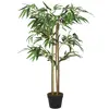 Image de vidaXL Bambou artificiel 760 feuilles 120 cm vert