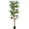 Image de vidaXL Bambou artificiel 988 feuilles 150 cm vert