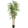 Image de vidaXL Bambou artificiel 1095 feuilles 150 cm vert
