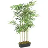Image de vidaXL Bambou artificiel 730 feuilles 120 cm vert