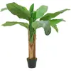 Image de vidaXL Bananier artificiel 9 feuilles 120 cm vert