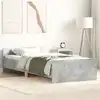 Image de vidaXL Cadre de lit sans matelas gris béton 90x190 cm