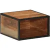 Image de vidaXL Table de chevet murale 35x35x20 cm bois massif d'acacia