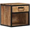 Image de vidaXL Table de chevet 40x35x40 cm bois de manguier massif
