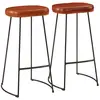 Image de vidaXL Tabourets de bar Gavin lot de 2 44x37,5x78 cm