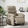 Image de vidaXL Fauteuil inclinable électrique Cappuccino Similicuir