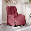 Image de vidaXL Fauteuil inclinable électrique Rouge bordeaux Tissu