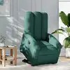 Image de vidaXL Fauteuil inclinable vert foncé tissu