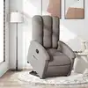 Image de vidaXL Fauteuil inclinable taupe tissu