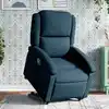 Image de vidaXL Fauteuil inclinable bleu velours