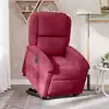 Image de vidaXL Fauteuil inclinable électrique rouge bordeaux velours