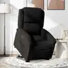 Image de vidaXL Fauteuil inclinable électrique noir velours