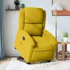Image de vidaXL Fauteuil inclinable électrique jaune Velours