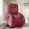 Image de vidaXL Fauteuil inclinable rouge bordeaux tissu