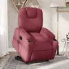 Image de vidaXL Fauteuil inclinable électrique rouge bordeaux tissu
