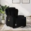 Image de vidaXL Fauteuil de massage inclinable électrique Noir Tissu