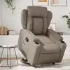 Image de vidaXL Fauteuil inclinable Cappuccino Similicuir
