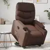 Image de vidaXL Fauteuil inclinable marron similicuir
