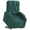 Image de Fauteuil inclinable vert foncé tissu