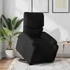 Image de vidaXL Fauteuil inclinable électrique noir tissu