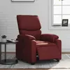 Image de vidaXL Fauteuil inclinable électrique Rouge bordeaux Similicuir
