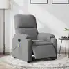 Image de vidaXL Fauteuil inclinable de massage électrique gris foncé