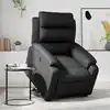 Image de vidaXL Fauteuil inclinable électrique noir similicuir