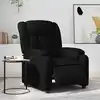 Image de vidaXL Fauteuil inclinable électrique Noir Similicuir